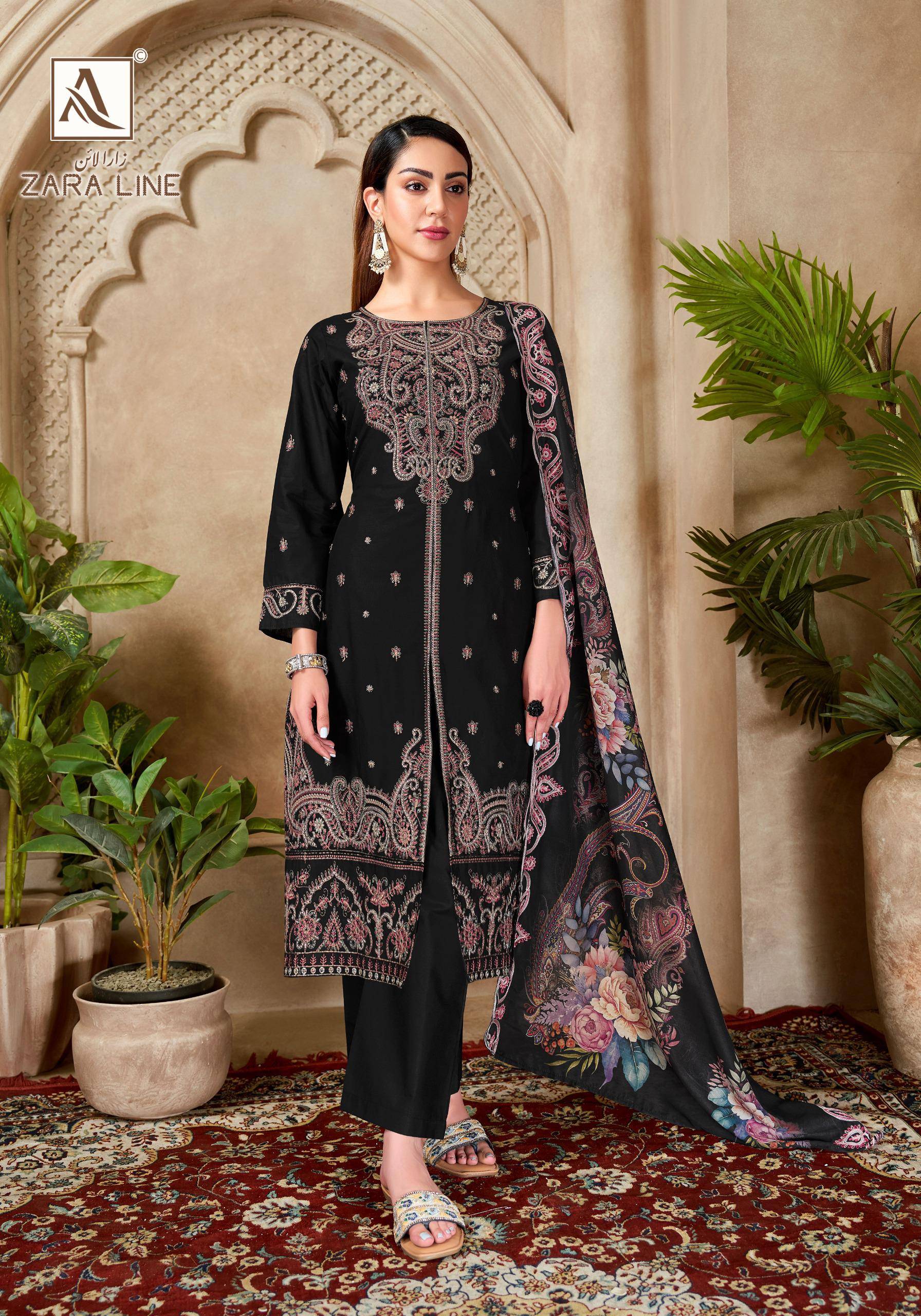 ZARA LINE By Alok Suit 3017-1119-01 To 3017-1119-06 Series Beautiful Colorful Stylish Fancy Casual Wear Pure Cambric Cotton Dresses At Wholesale Price